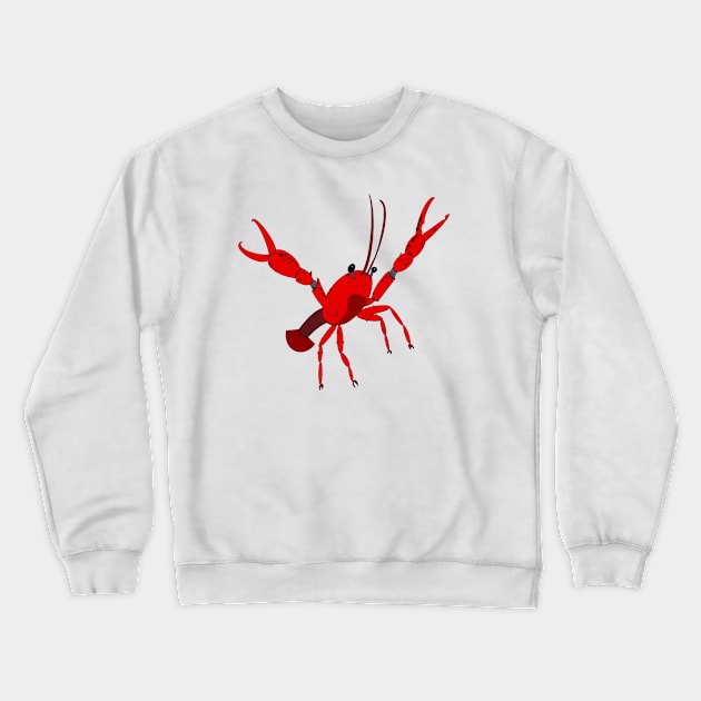 Crawfish Crewneck Sweatshirt by Stephanie Kennedy 